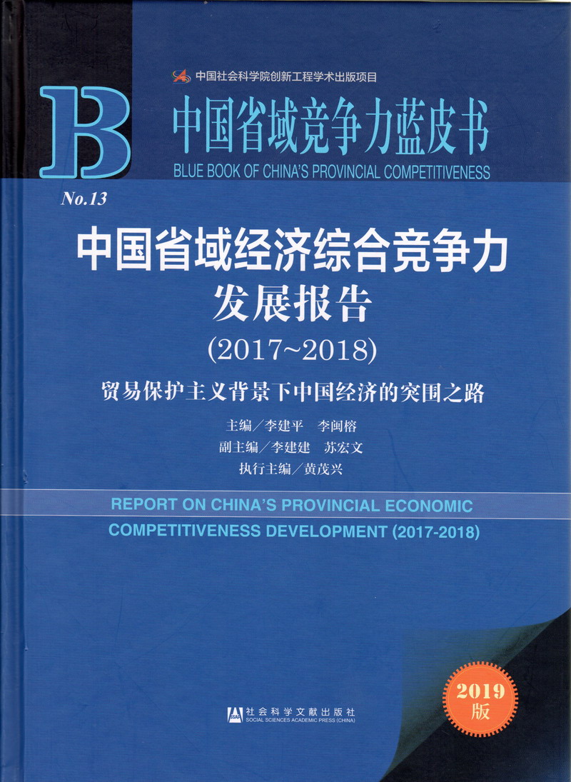 大鸡吧抽搐视频中国省域经济综合竞争力发展报告（2017-2018）